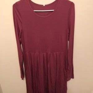 Plum dress